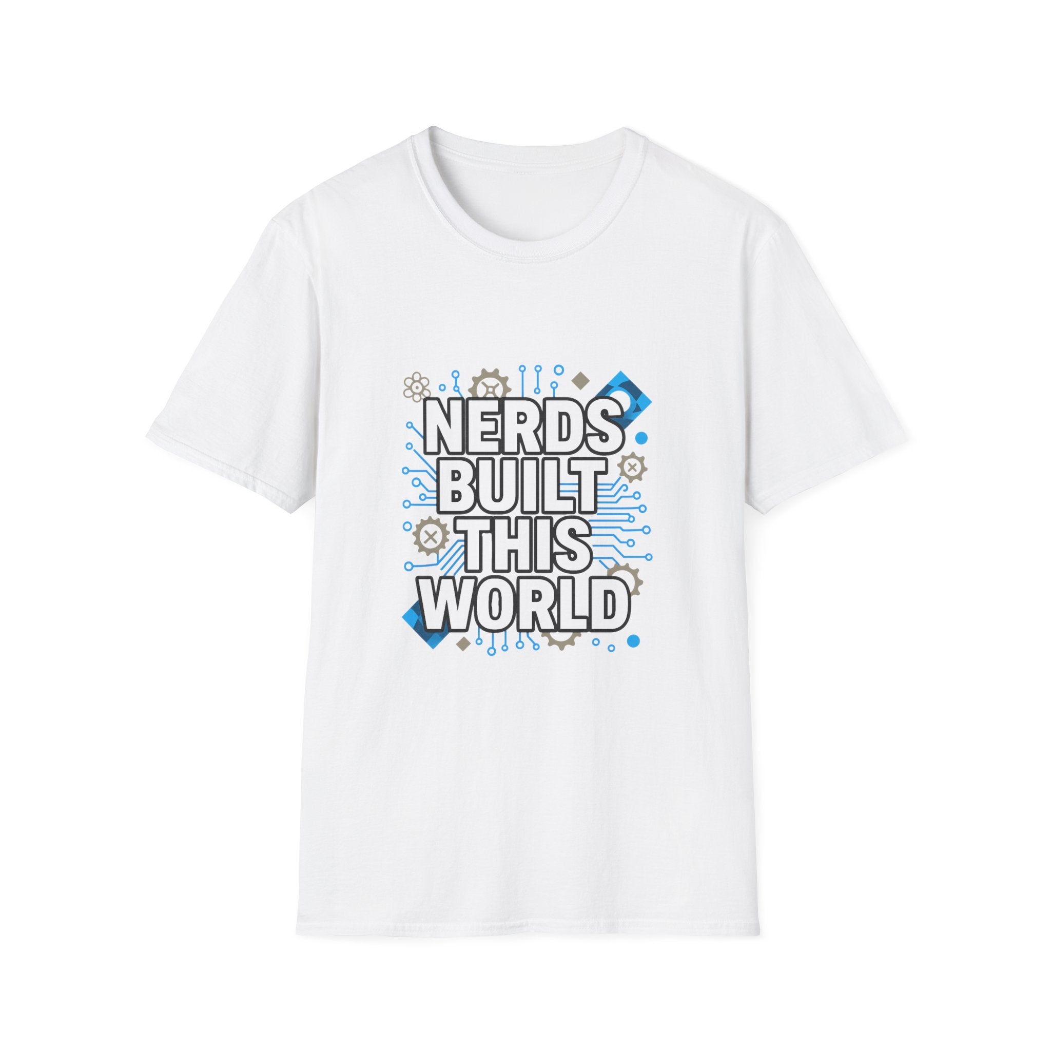 Nerds Built this World Unisex Softstyle T-Shirt