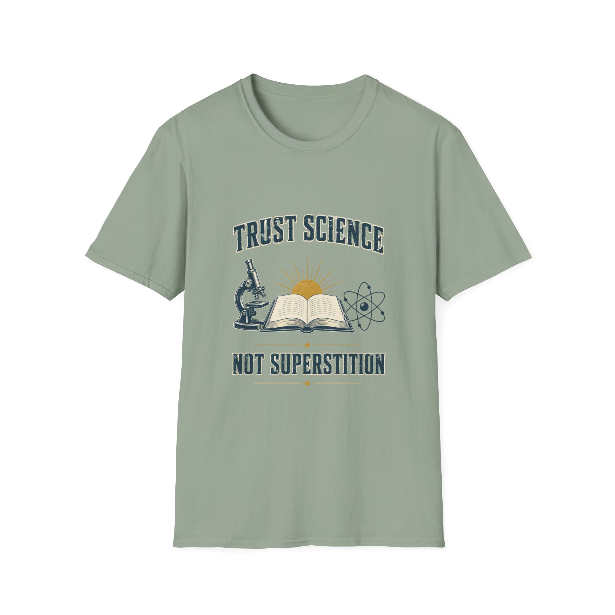 Trust Science T-Shirt — 'Trust Science Not Superstition' Graphic Tee for Science Lovers