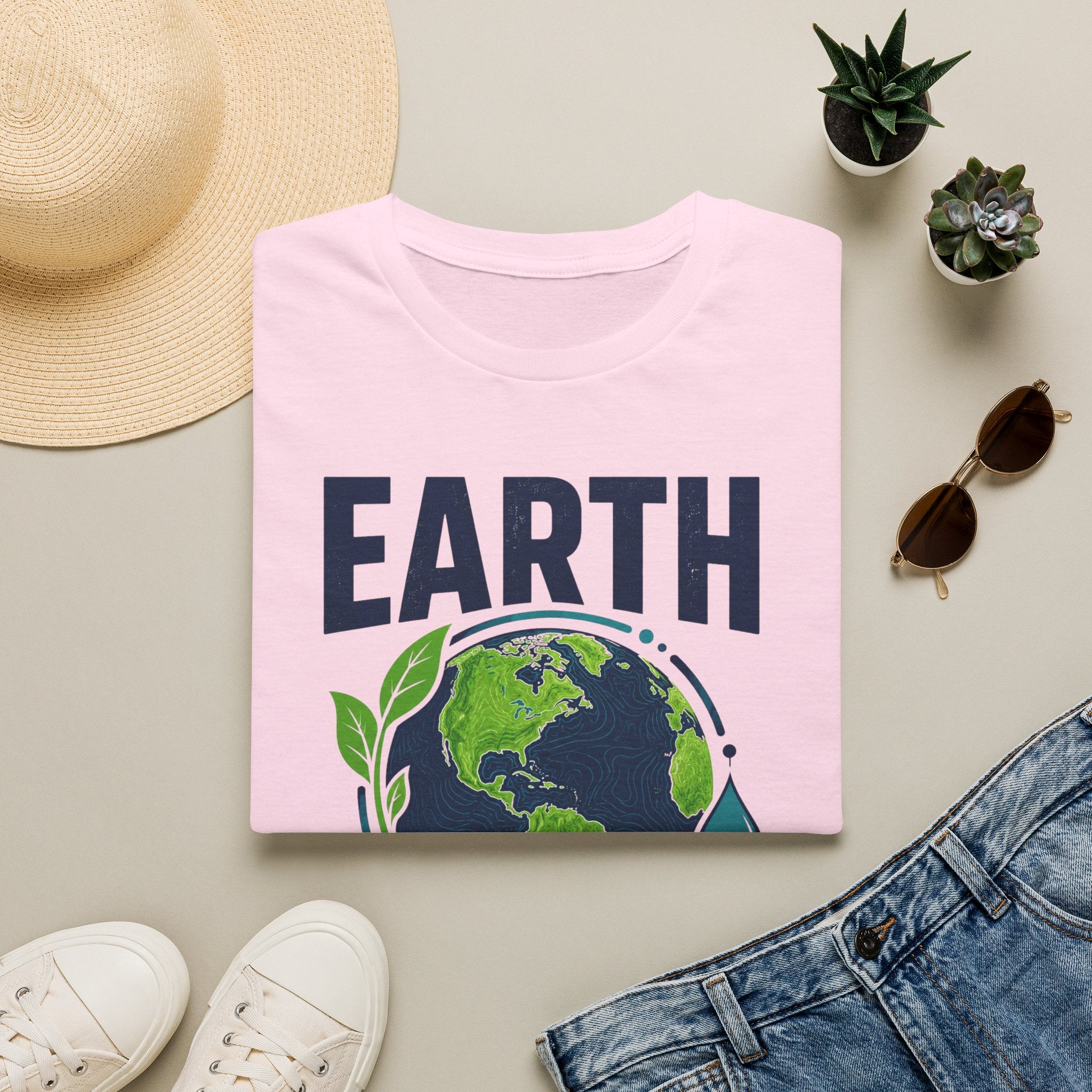 Earth Protect T-Shirt — "Treat It Like It’s Your Only Home" Eco Graphic Tee