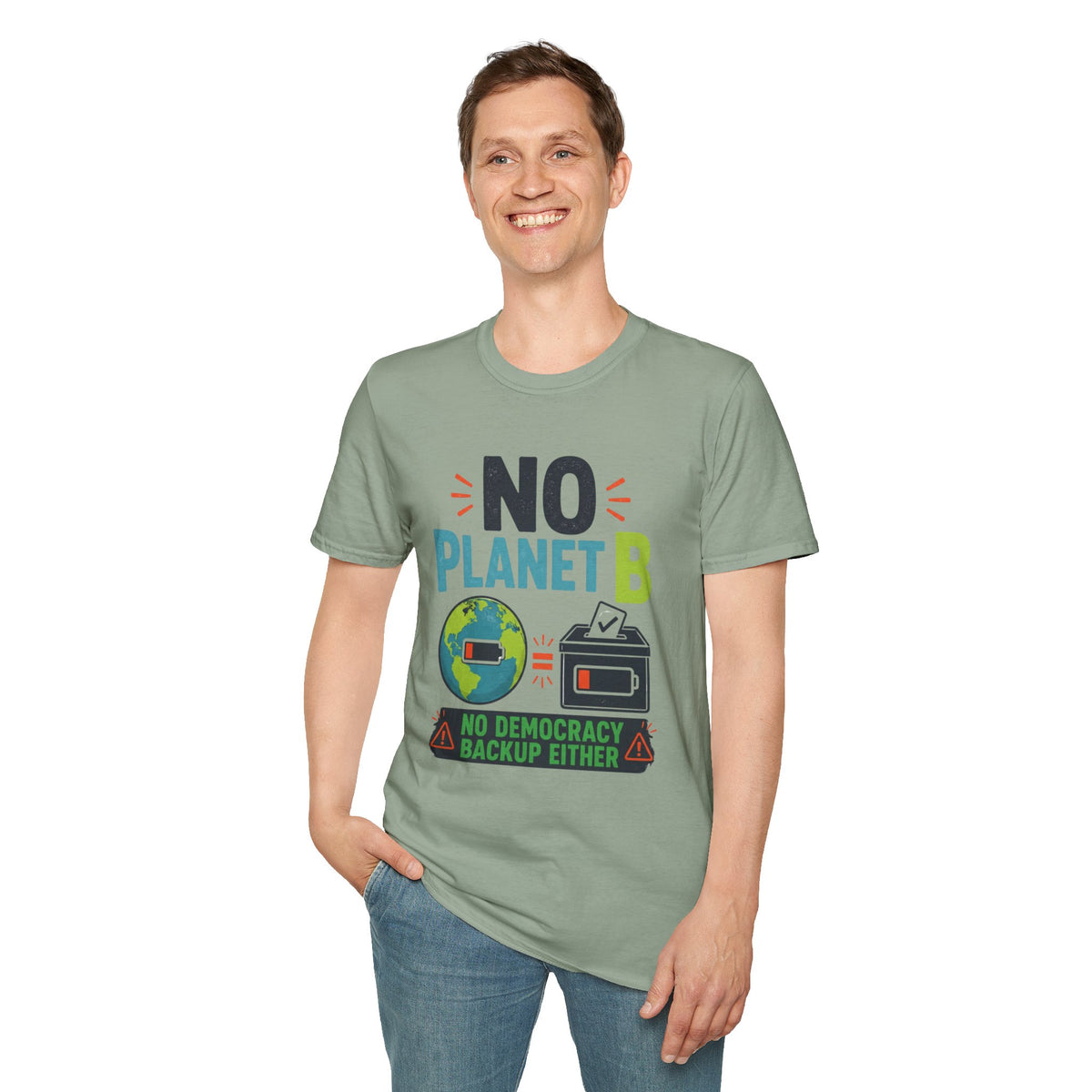 No Planet B T-Shirt — Eco Activist Climate Change Tee