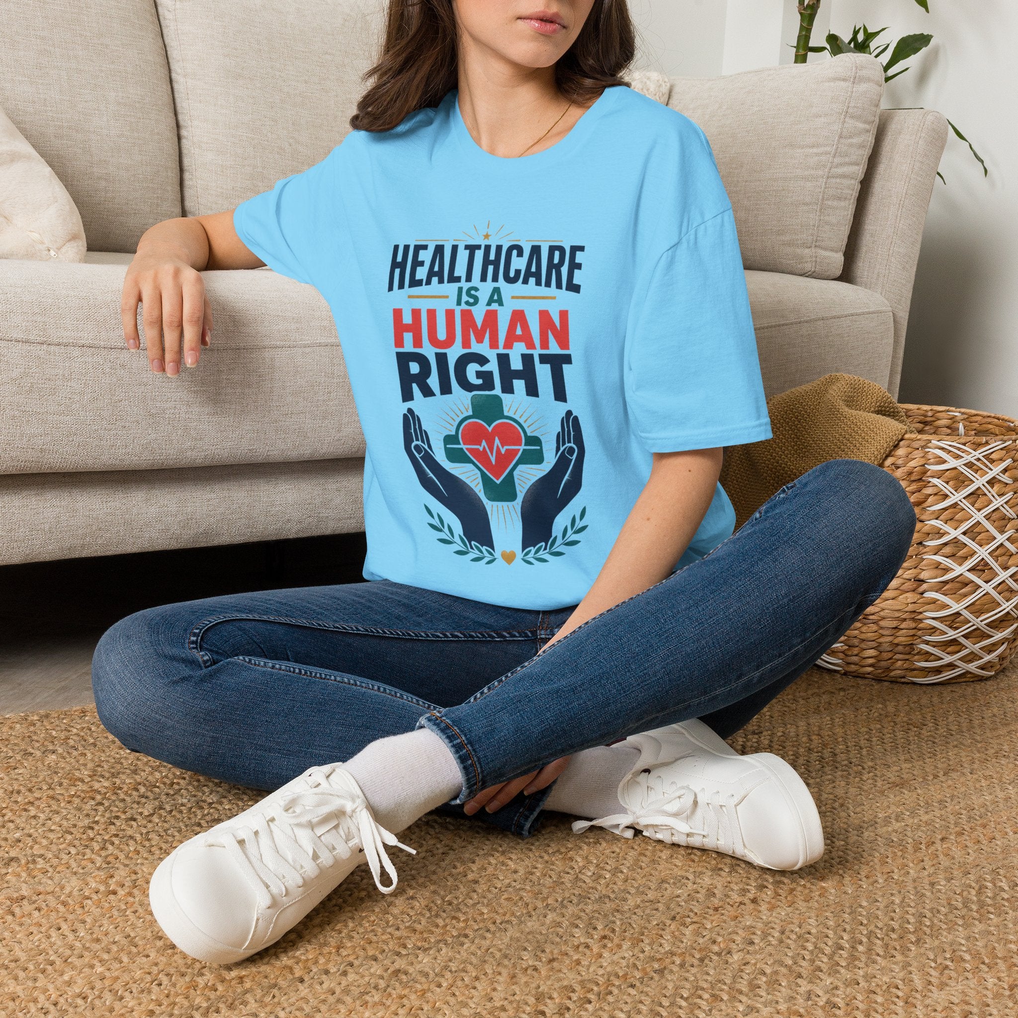 Healthcare Is a Human Right T-Shirt – Progressive Advocacy Tee