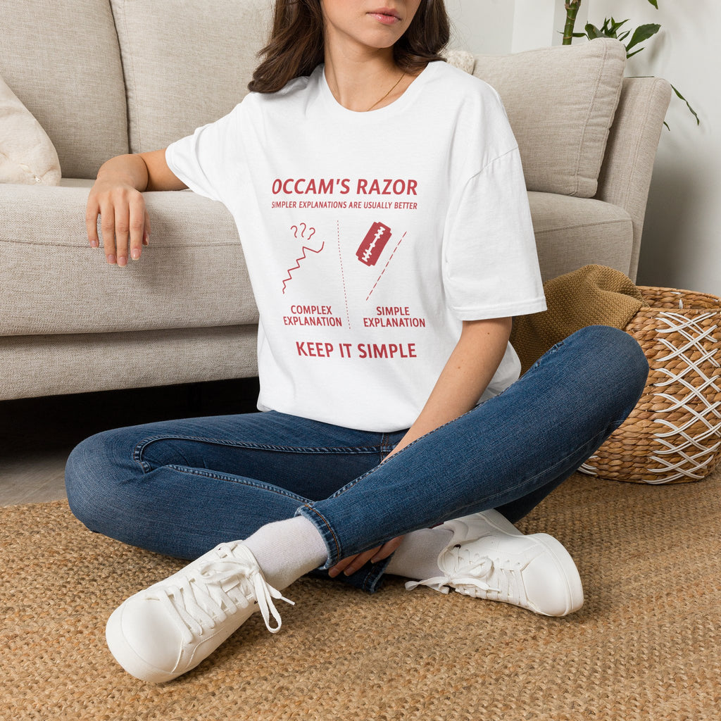 Occam's Razor T-Shirt — Keep It Simple Philosophy Tee