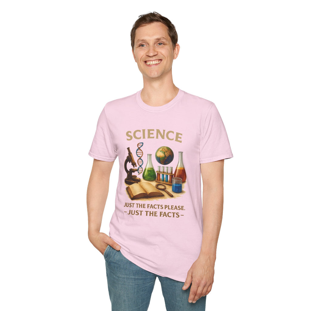 Science Graphic T-Shirt — 'Science: Just the Facts, Please' Casual Tee