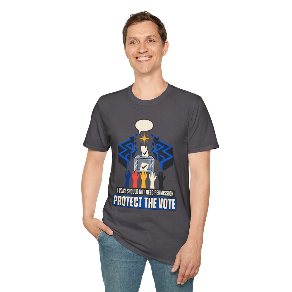 Protect the Vote Graphic T-Shirt — Voter Rights / Civic Engagement Tee