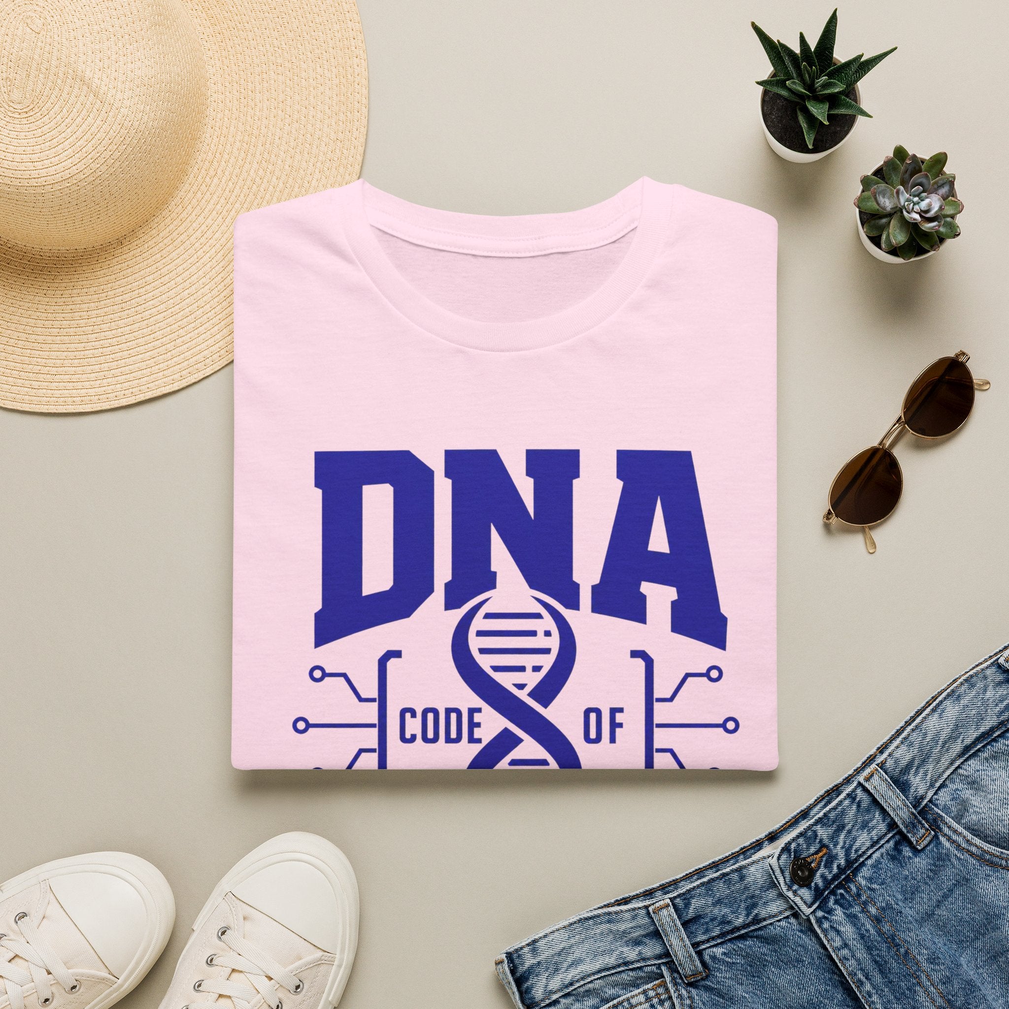 DNA Code of Life T-Shirt — Genetics Science Graphic Tee