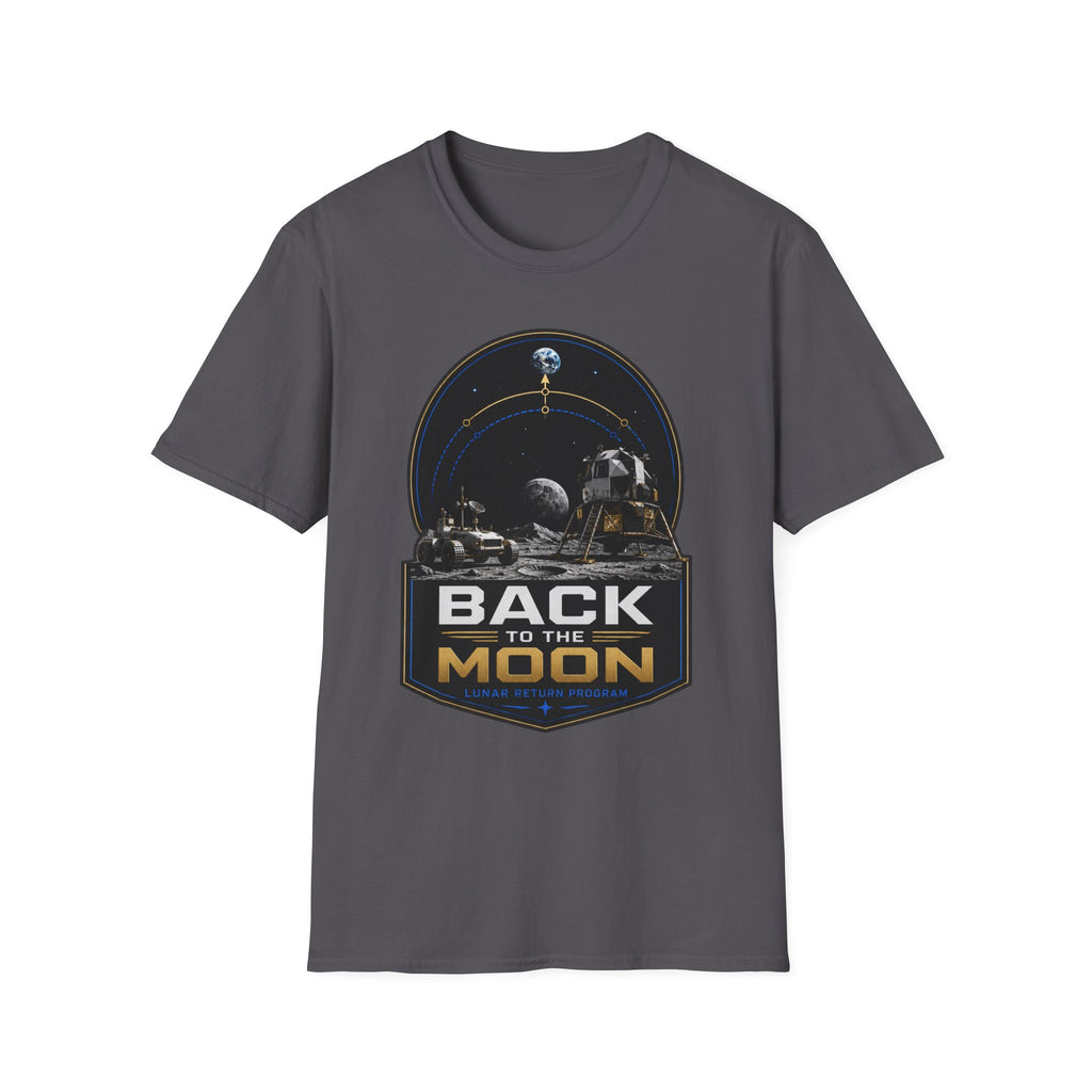 Back to the Moon T-Shirt — Lunar Mission Retro Space Tee