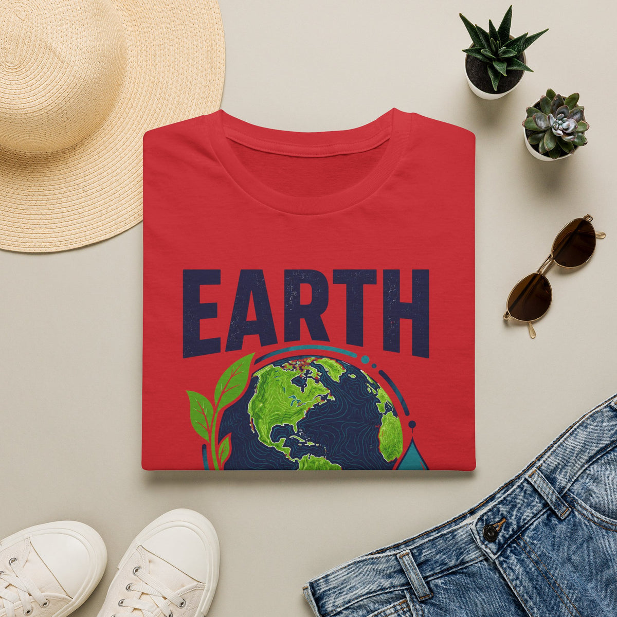 Earth Protect T-Shirt — "Treat It Like It’s Your Only Home" Eco Graphic Tee