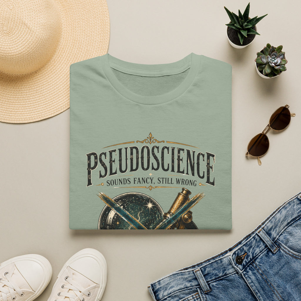 "Pseudoscience: Sounds Fancy, Still Wrong" Retro Science Graphic Tee