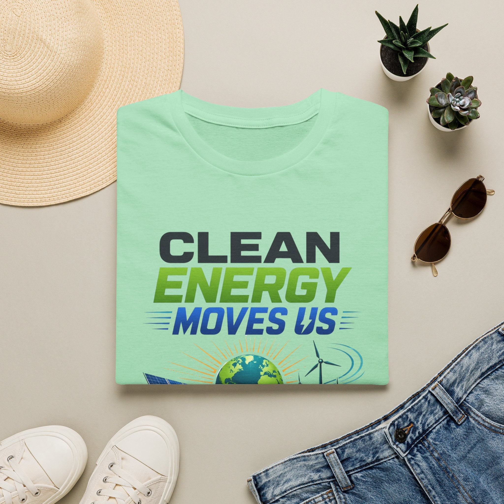Clean Energy Moves Us T‑Shirt