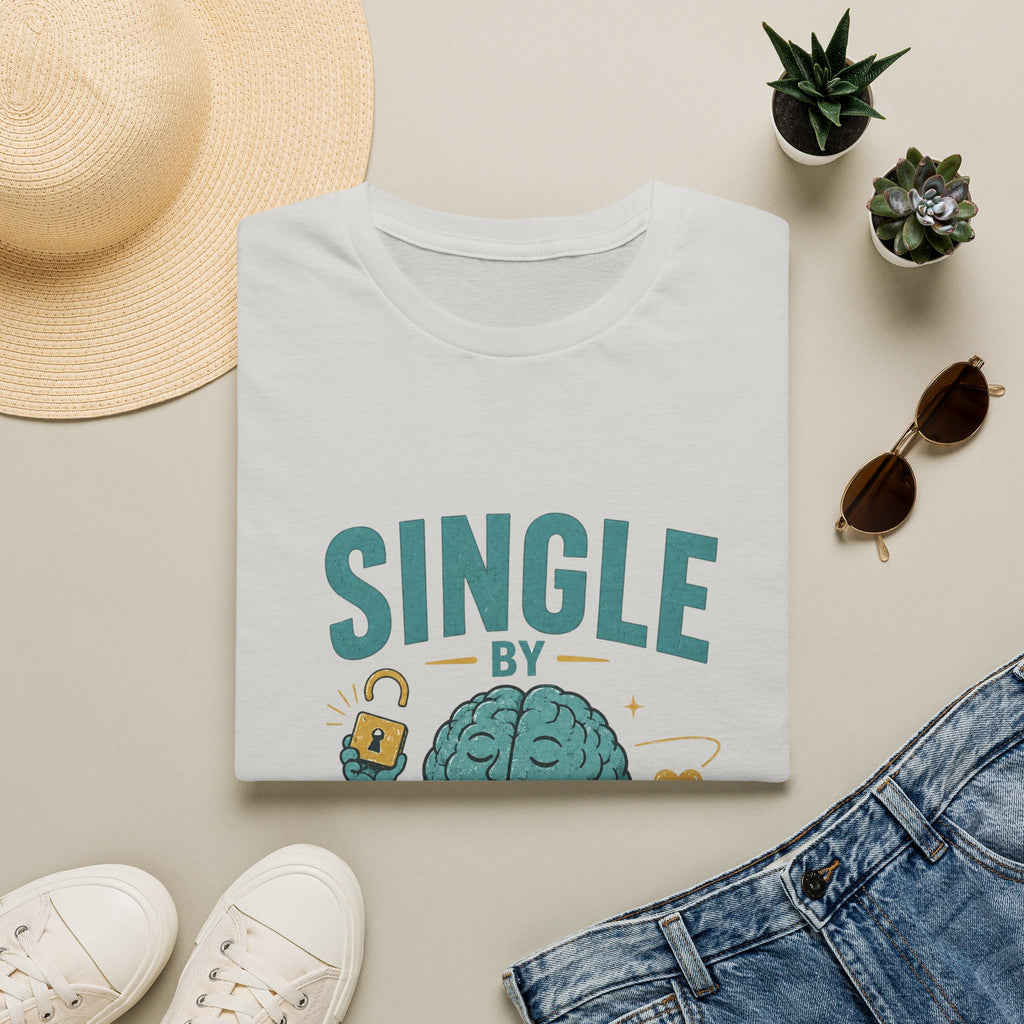 Single By Reason T-Shirt — Funny Single Brain Graphic Tee