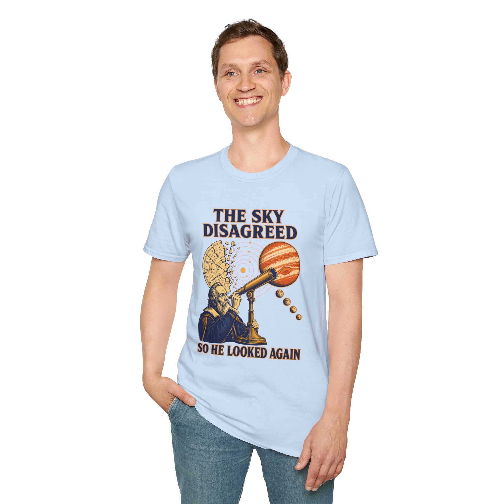 “The Sky Disagreed” Telescope Astronomer Graphic Tee