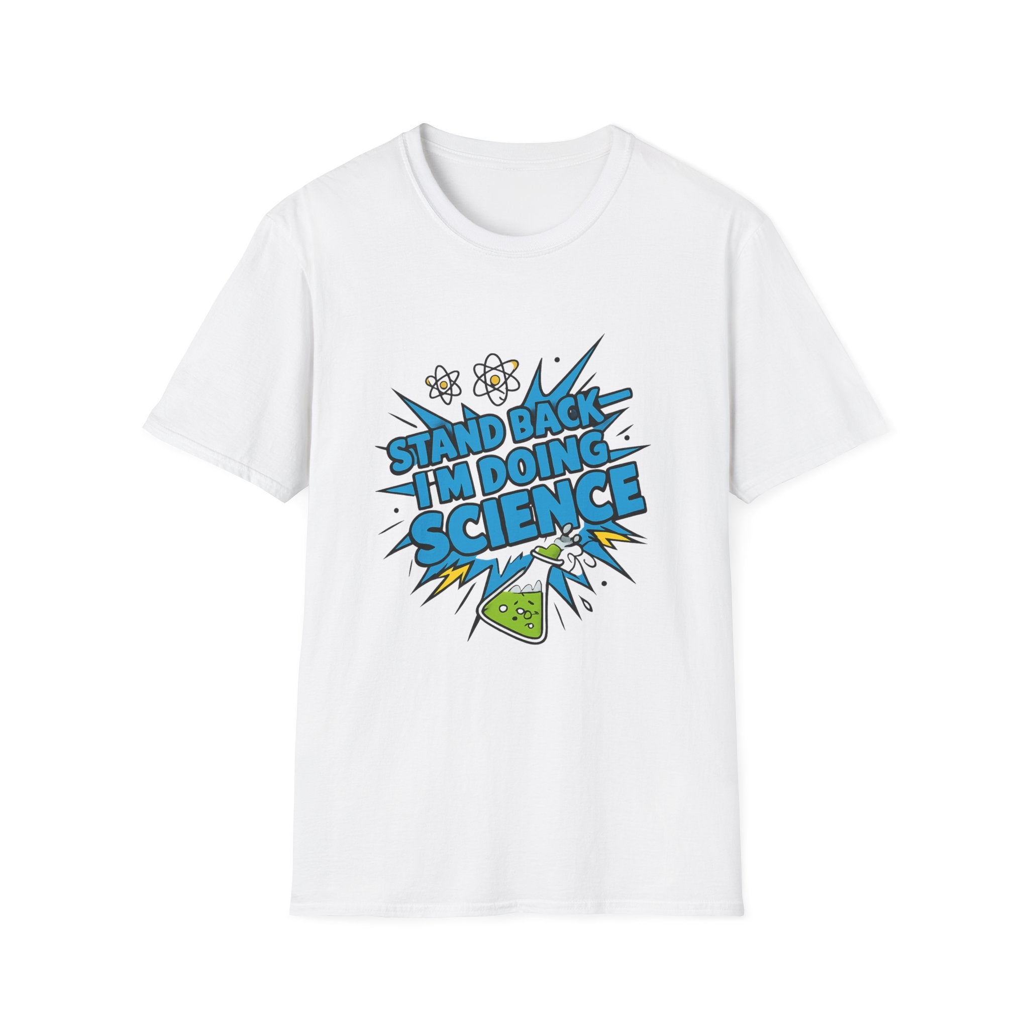 Stand Back I'm Doing Science Unisex Softstyle T-Shirt
