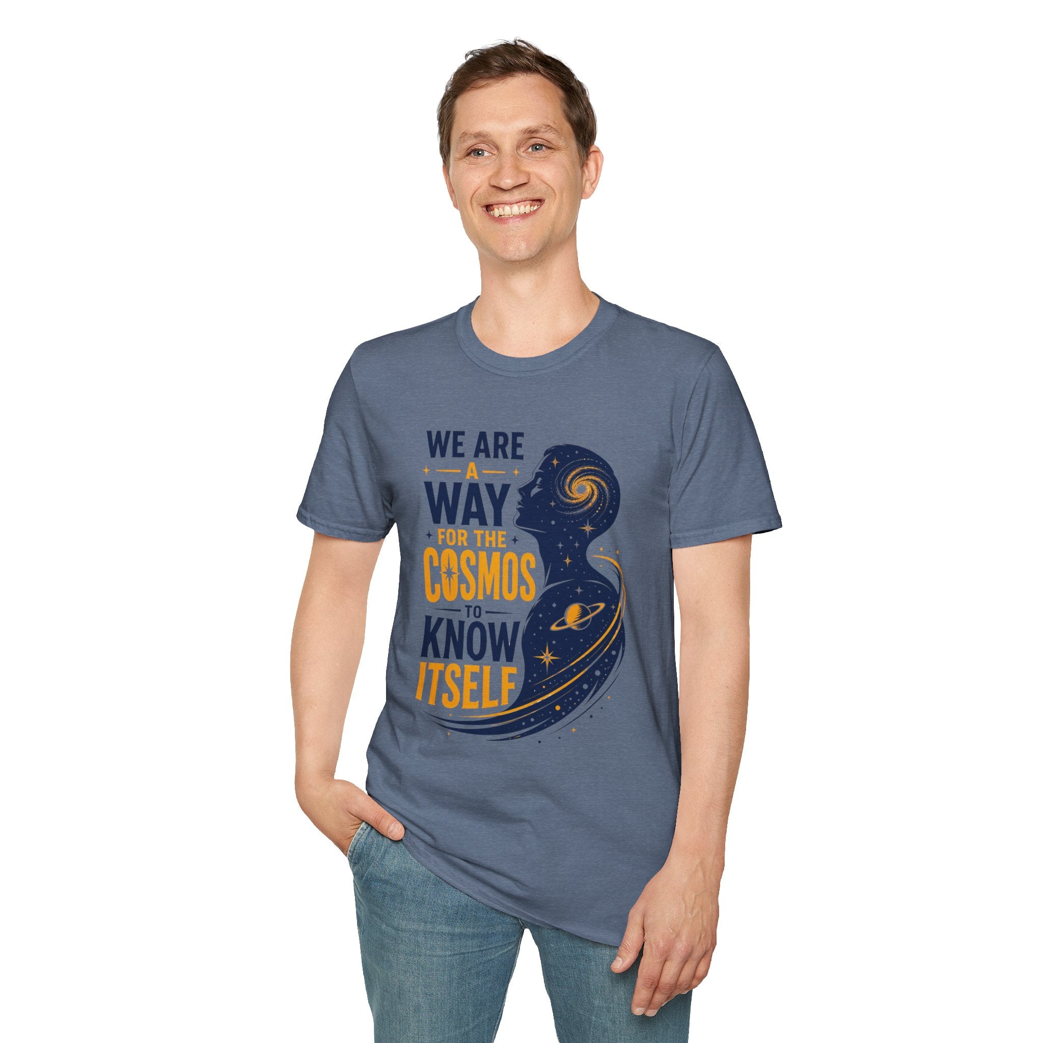 Cosmos Quote T-Shirt — "We Are A Way For The Cosmos To Know Itself"