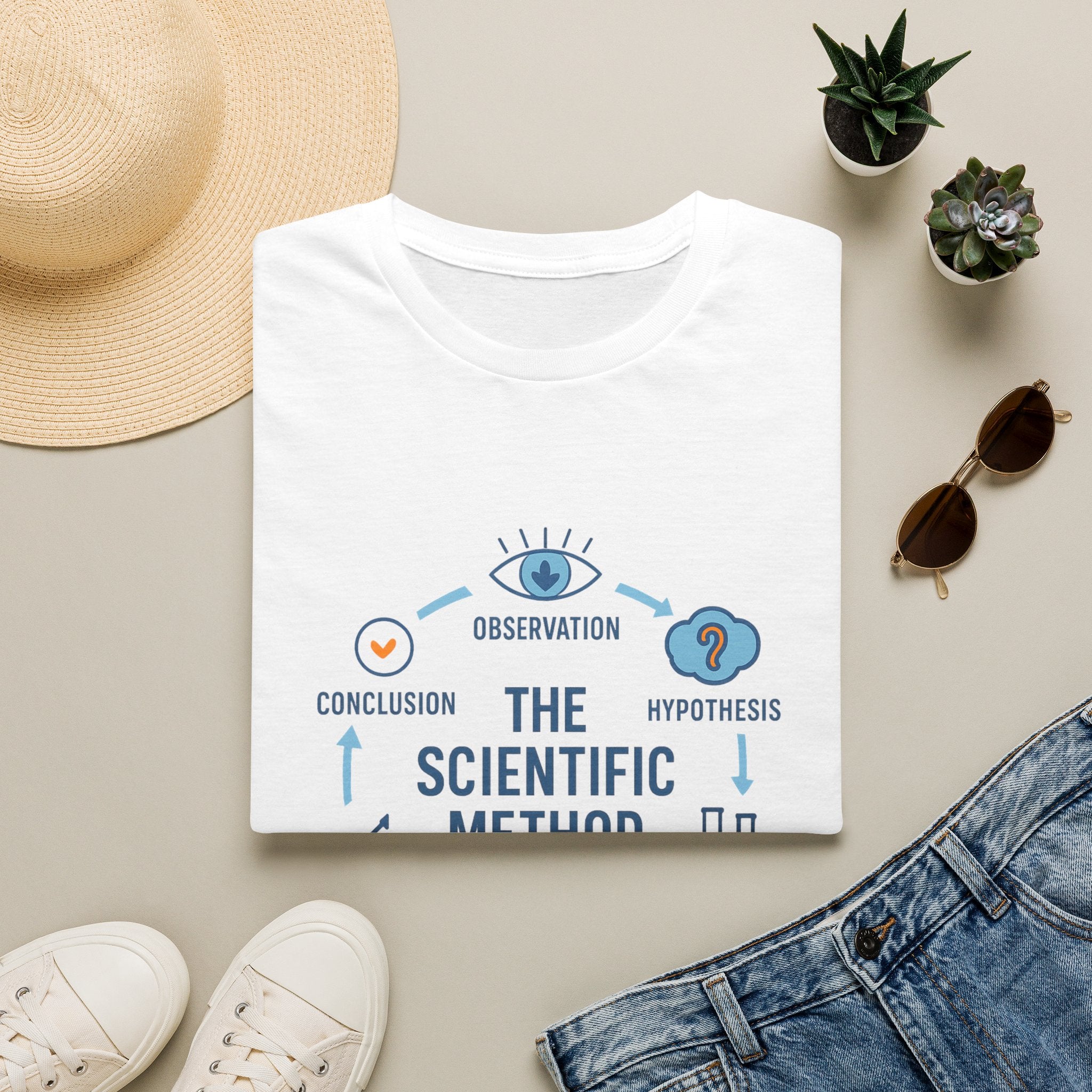 Scientific Method T-Shirt — Observation • Hypothesis • Experiment Graphic Tee