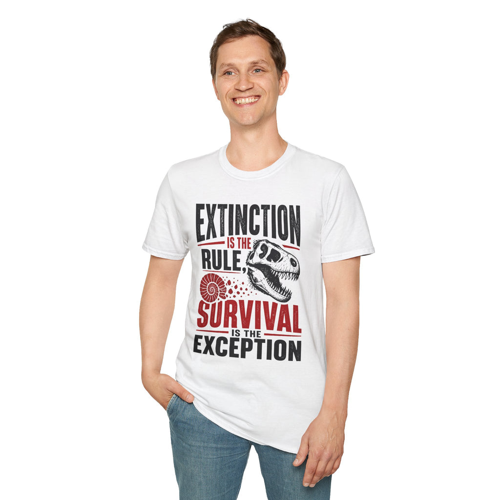 Extinction Is the Rule — Dinosaur Graphic T-Shirt