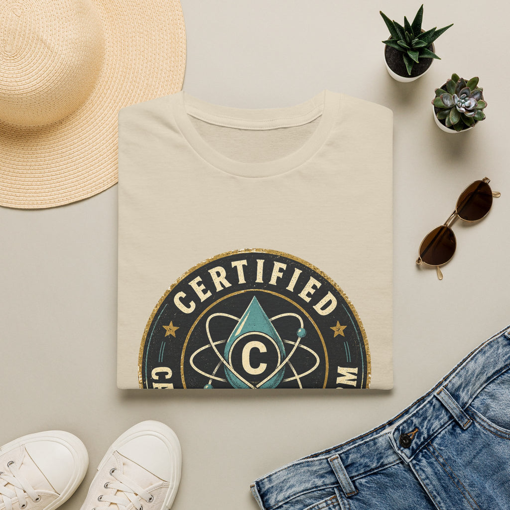 Certified Carbon-Based Lifeform T-Shirt — Funny Science Badge Tee