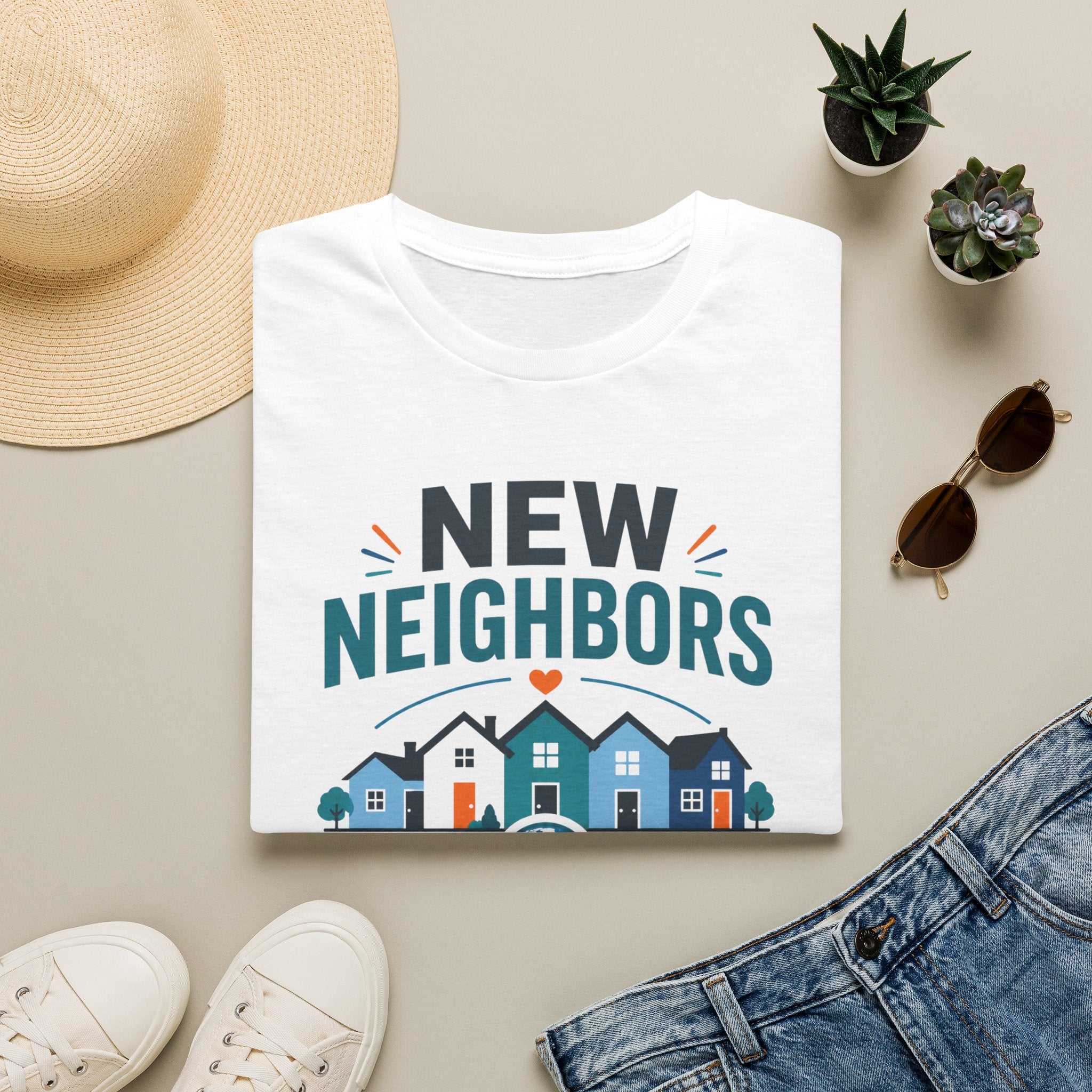 New Neighbors T-Shirt — Neighborhood Welcome & Community Unity Tee
