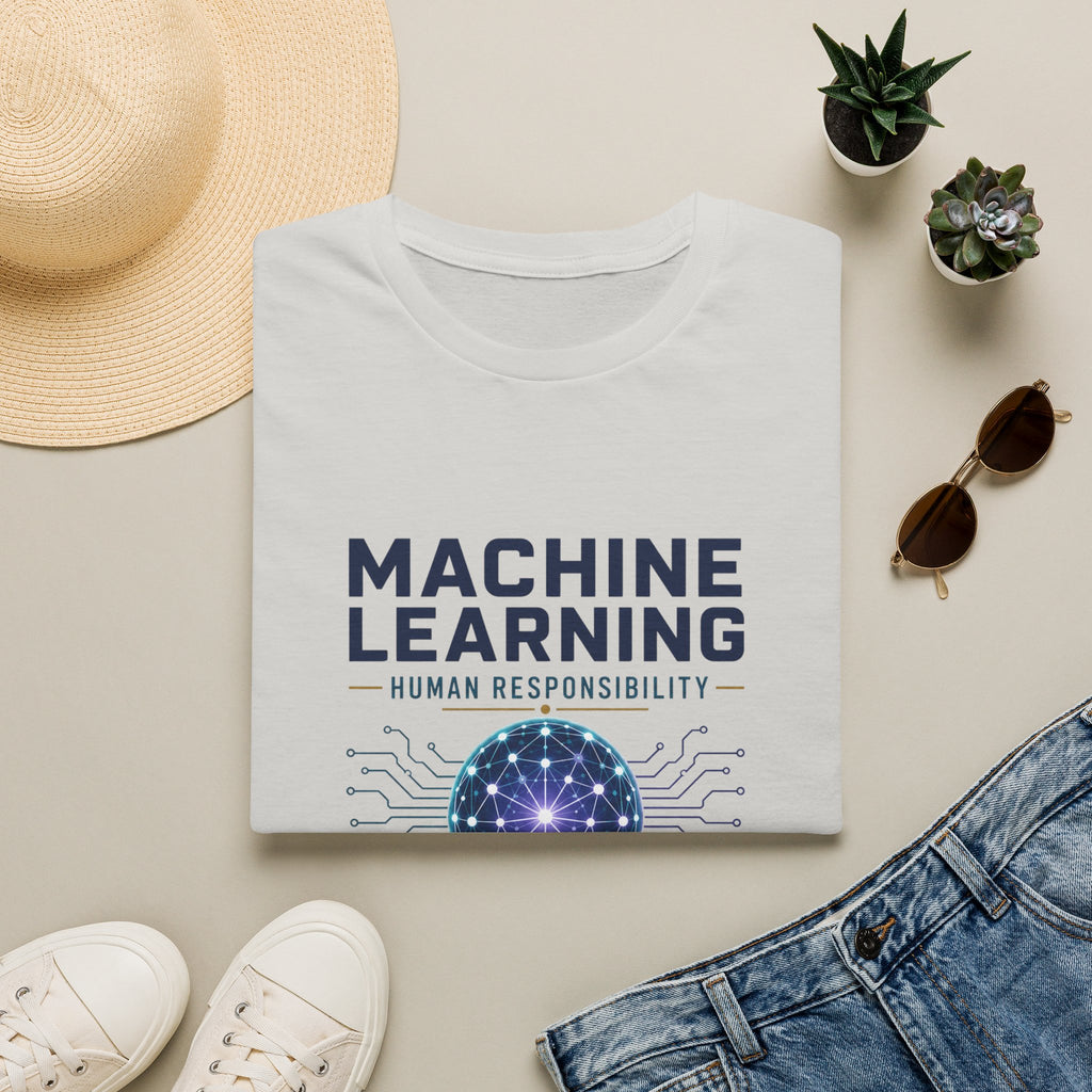 Machine Learning T-Shirt — "Human Responsibility" Tech Graphic Tee