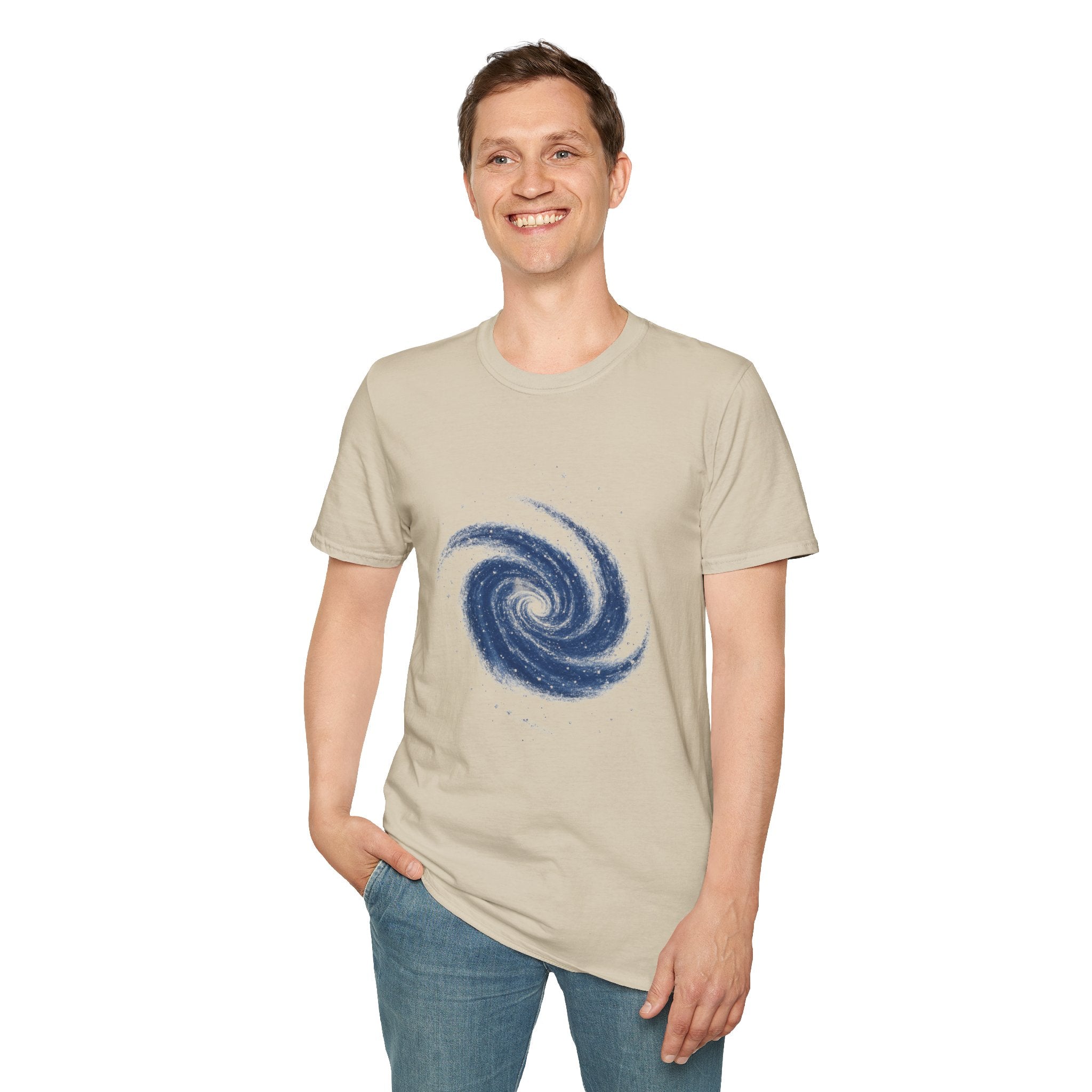 Galaxy Swirl T-Shirt — Cosmic Spiral Tee