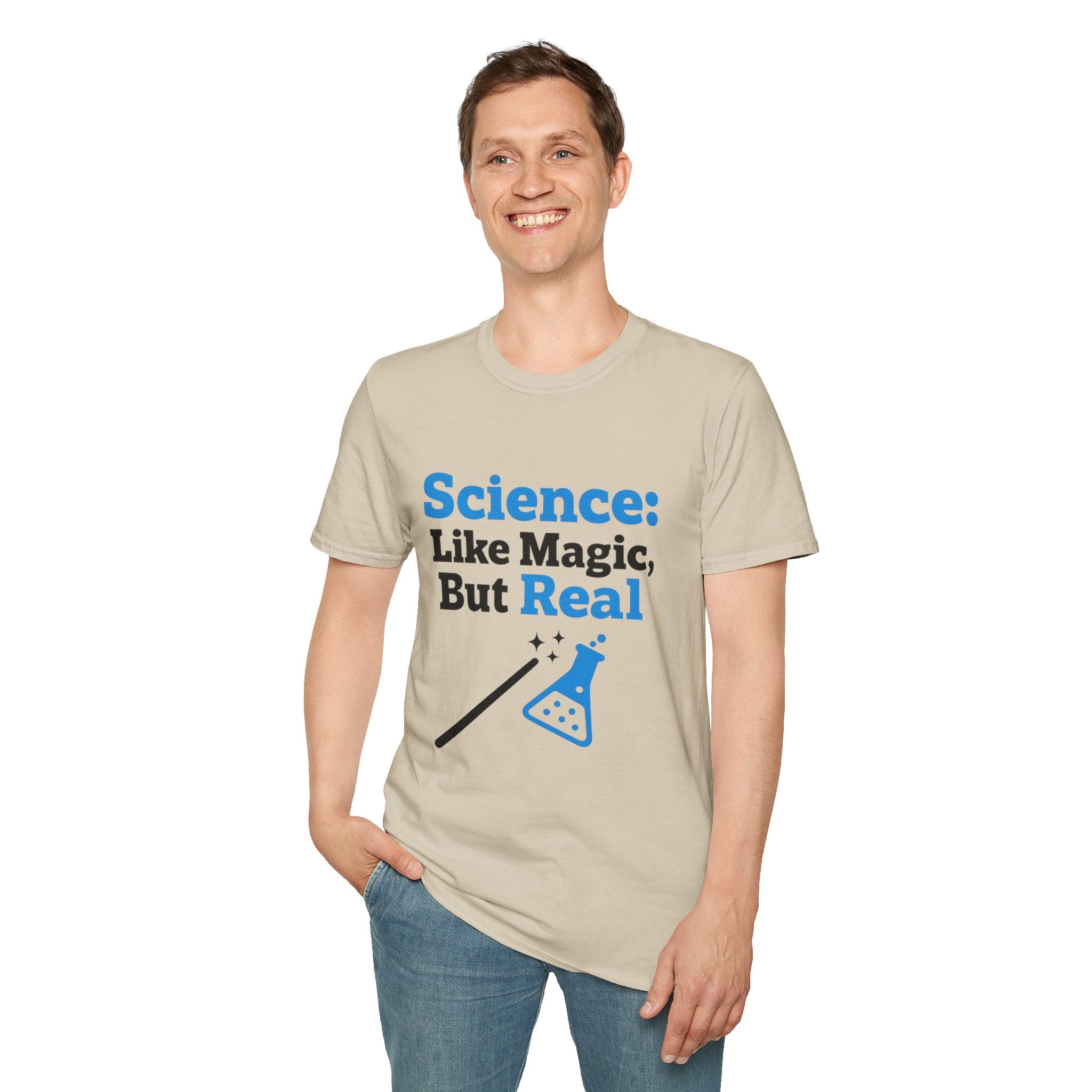 Science T-Shirt — “Science: Like Magic, But Real” Graphic Tee