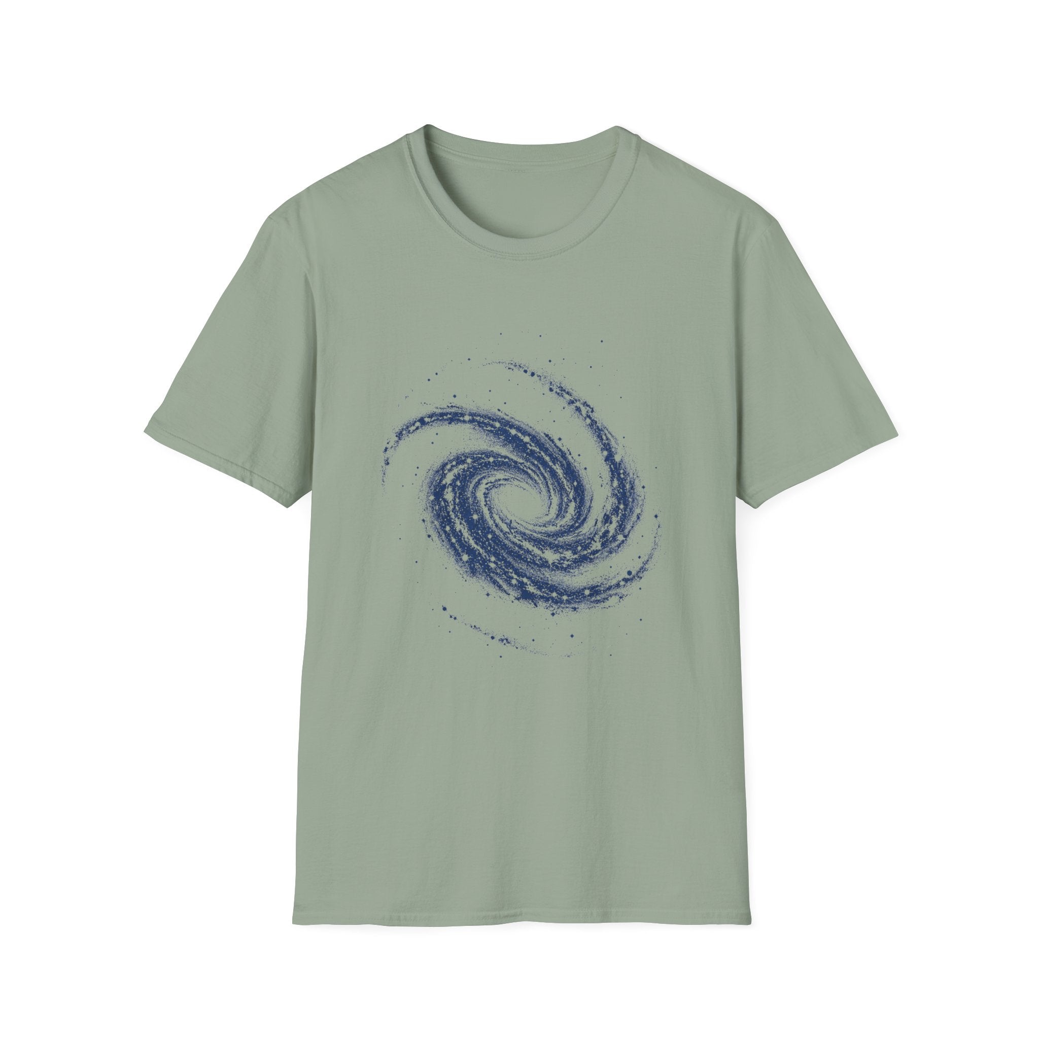 Spiral Galaxy image Unisex Softstyle T-Shirt