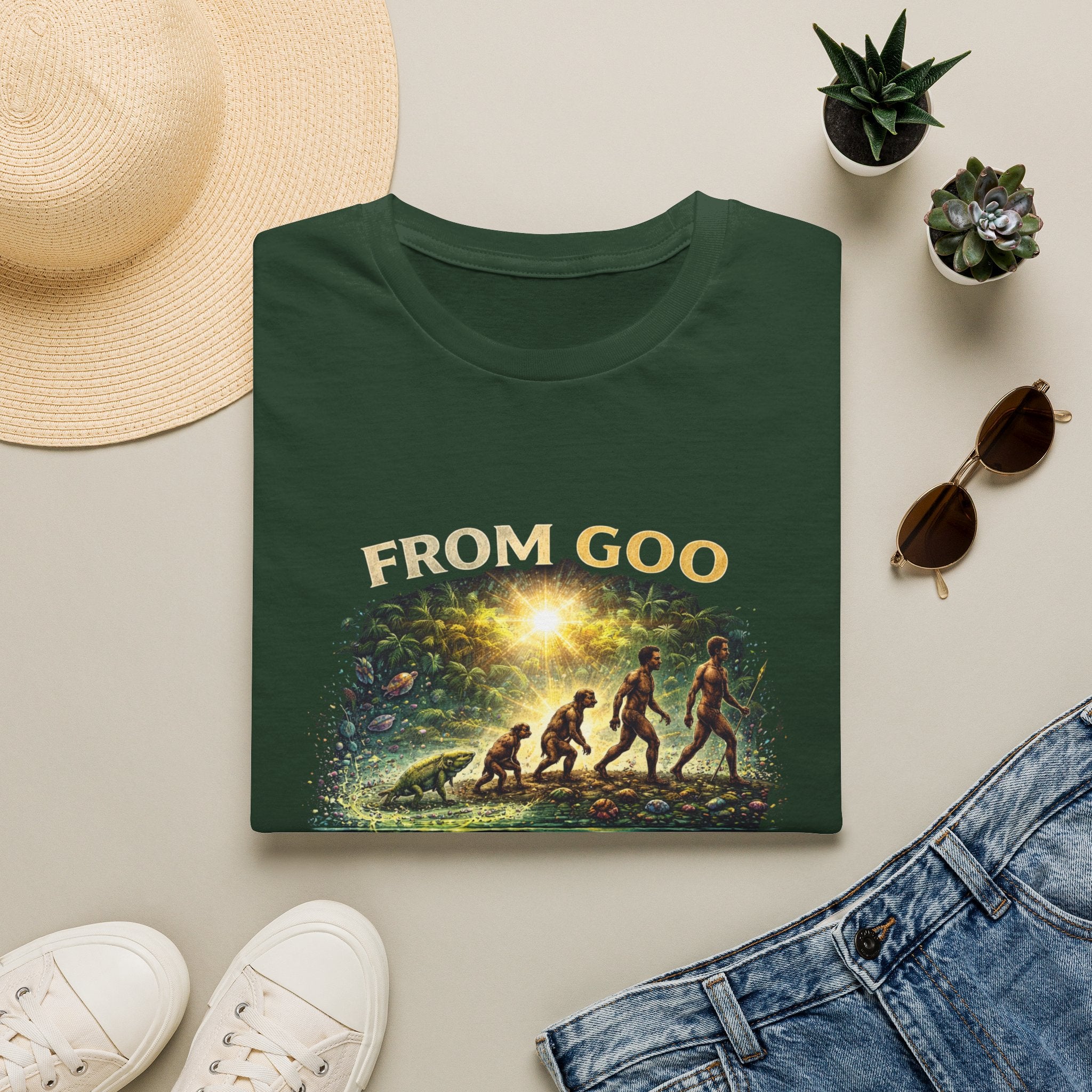 From Goo To You T-Shirt — Evolution Humor Graphic Tee