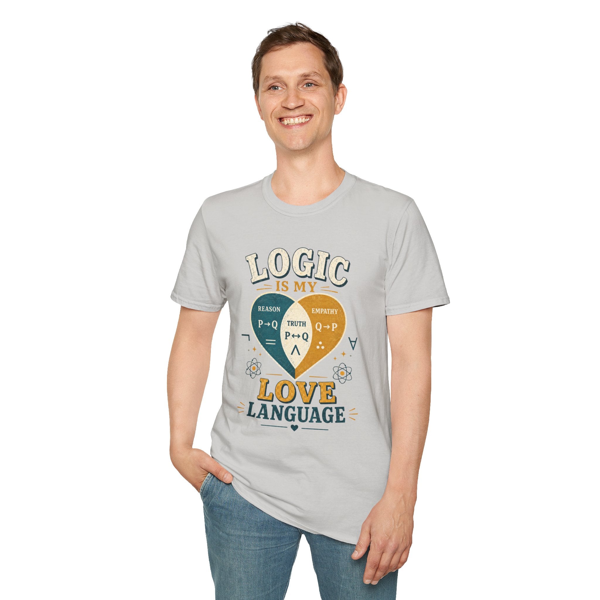 Logic Is My Love Language T-Shirt — Venn Diagram Math Humor Tee