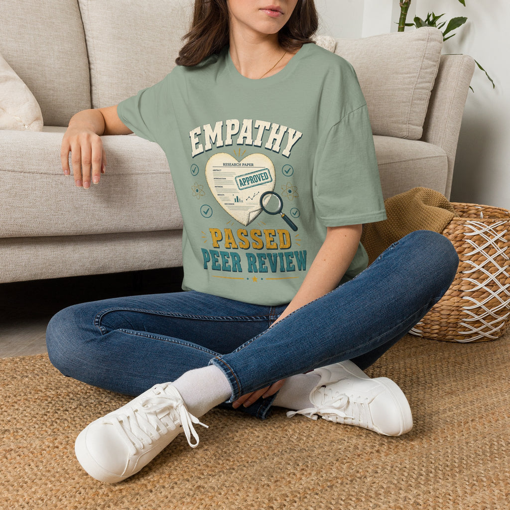 Empathy Passed Peer Review T-Shirt — 'Empathy Approved' Medical / Counseling Tee