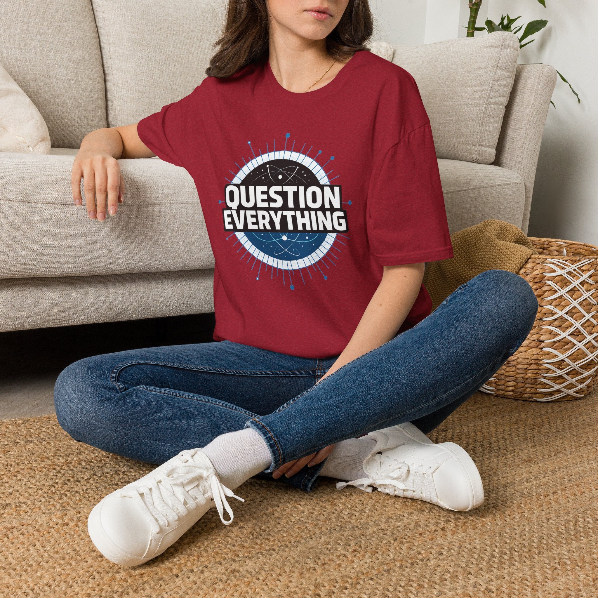 Question Everything T-Shirt — Skeptic Science Graphic Tee