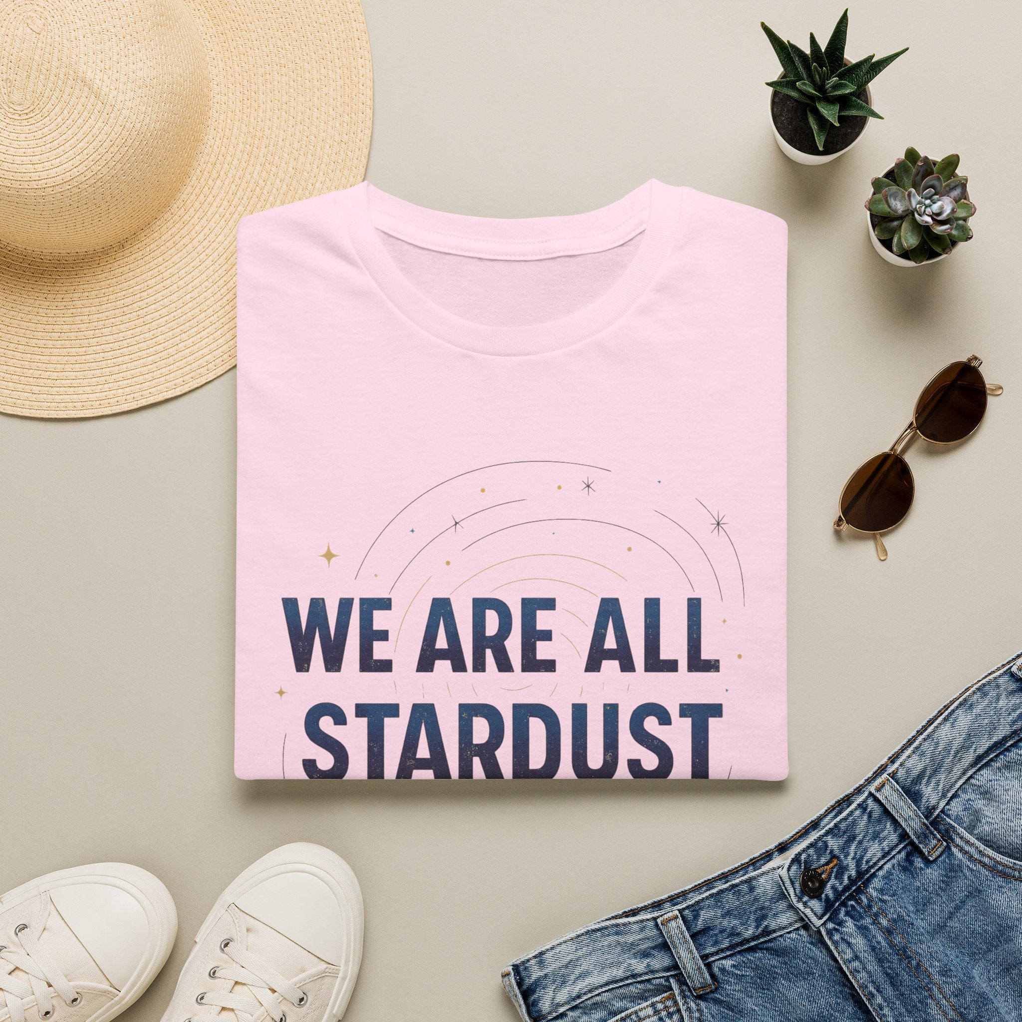 Stardust Graphic Tee — "We Are All Stardust" Inspirational T-Shirt