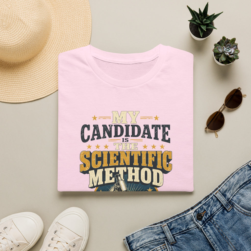 My Candidate Is The Scientific Method T-Shirt — Science Voting Graphic Tee
