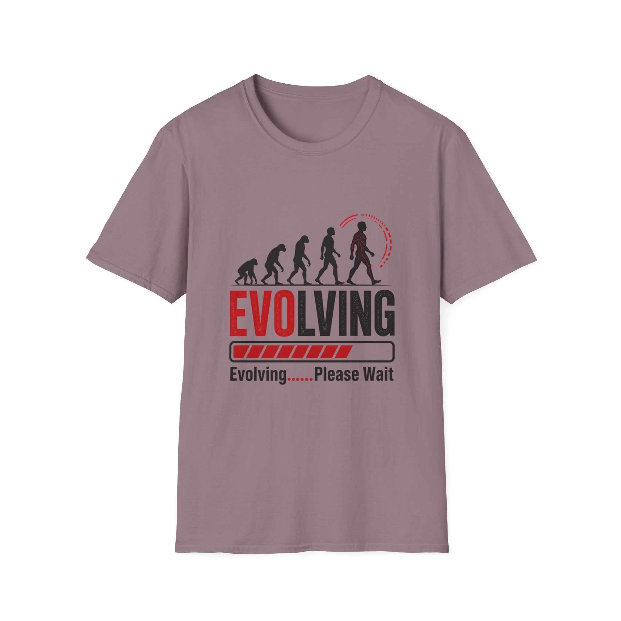 Evolving Please Wait Unisex Softstyle T-Shirt