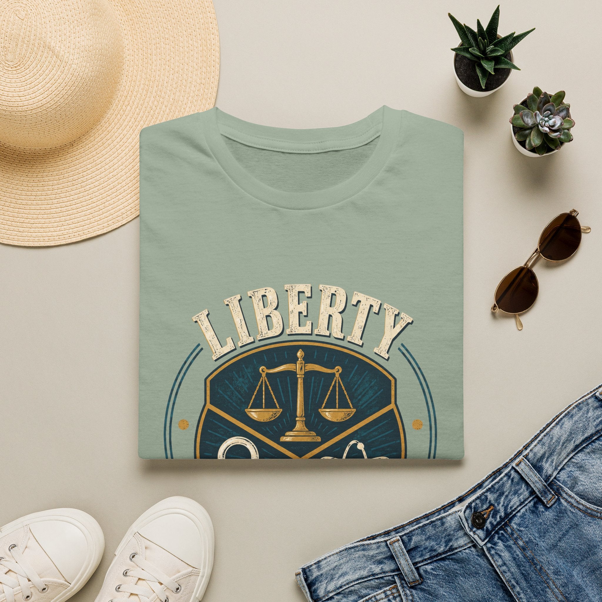 Liberty Scales T-Shirt — Equality • Reality Graphic Tee