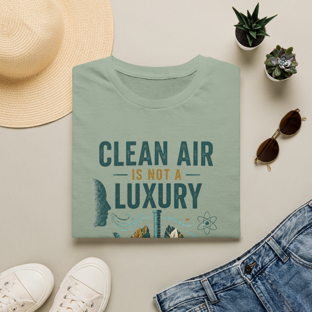 Clean Air Is Not a Luxury T-Shirt — Environmental Advocacy Tee