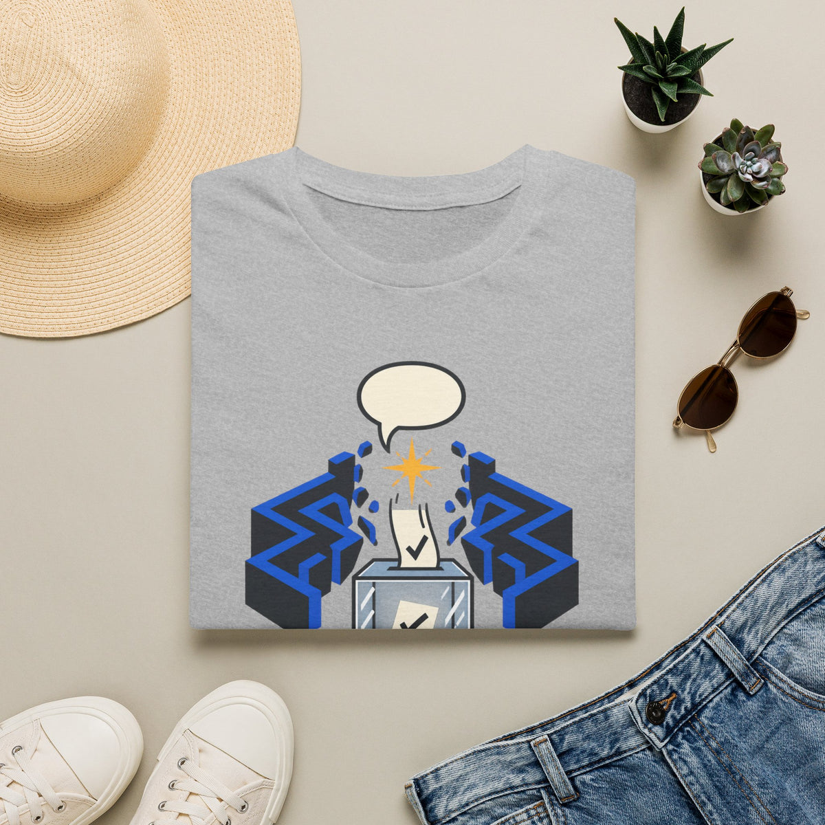 Protect the Vote Graphic T-Shirt — Voter Rights / Civic Engagement Tee
