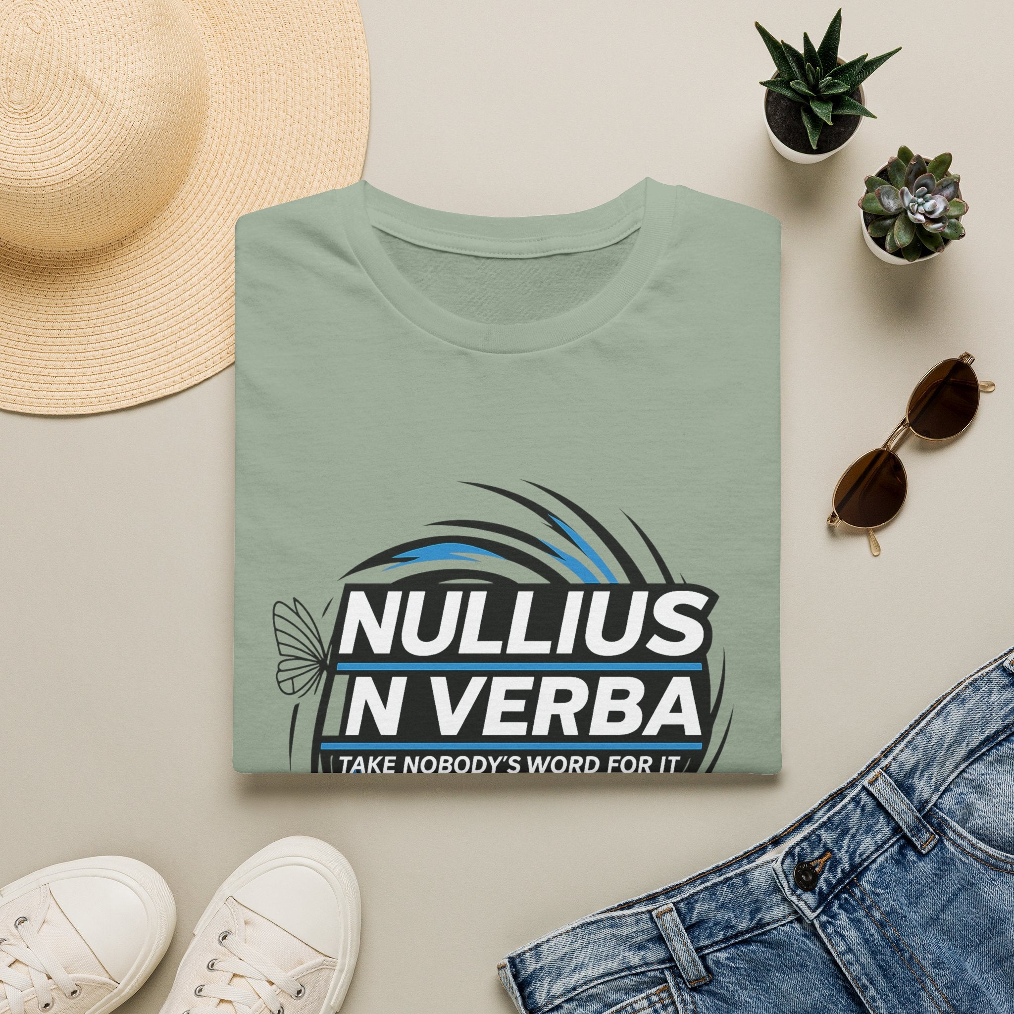 "Nullius in Verba" Latin Motto Tee (I Take Nobody’s Word For It)