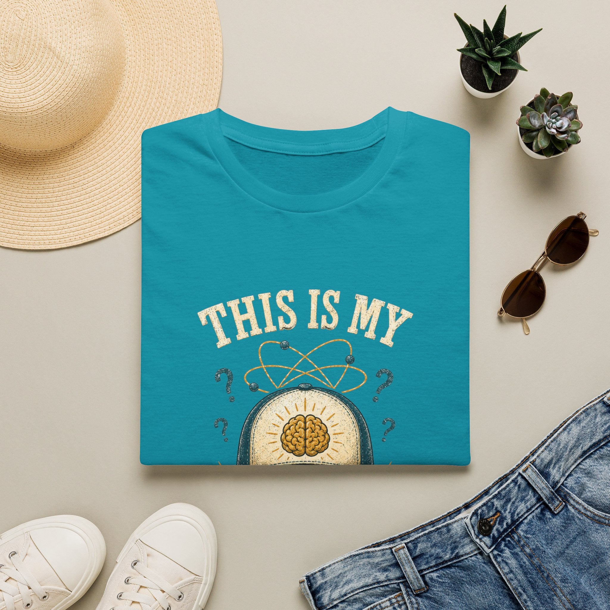 Thinking Cap T-Shirt — “This Is My Thinking Cap” Graphic Tee