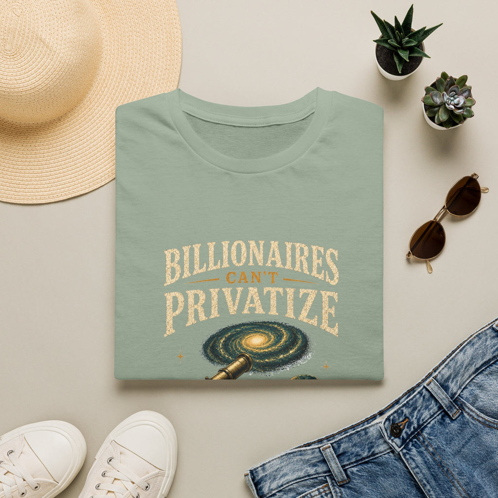 "Billionaires Can't Privatize the Stars" Graphic Tee
