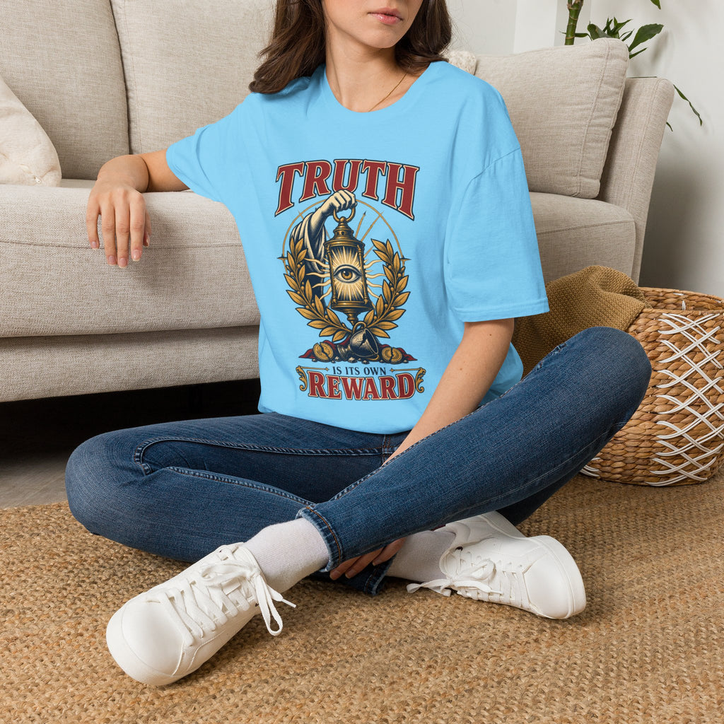 Truth Lantern T-Shirt — "Truth Is Its Own Reward" Vintage Graphic Tee
