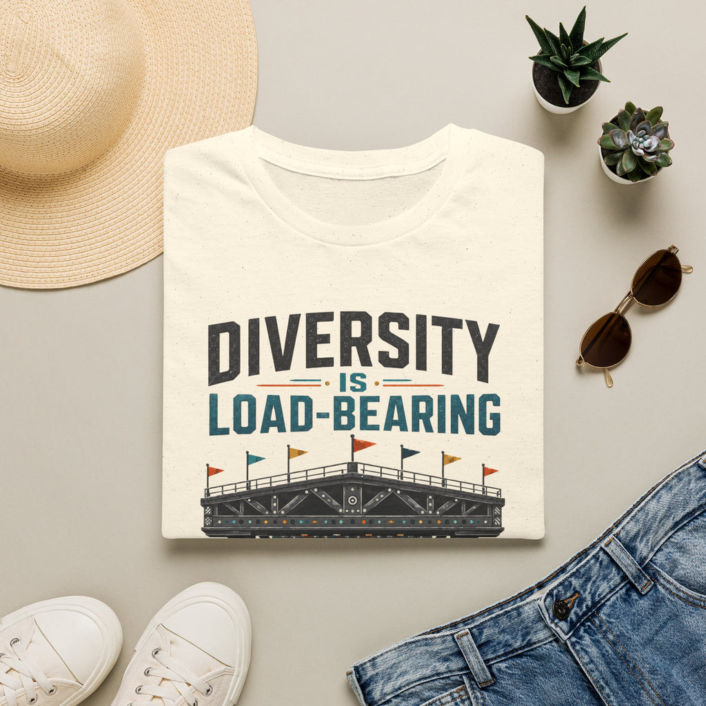Diversity Is Load-Bearing T-Shirt — Inclusive Strength Graphic Tee