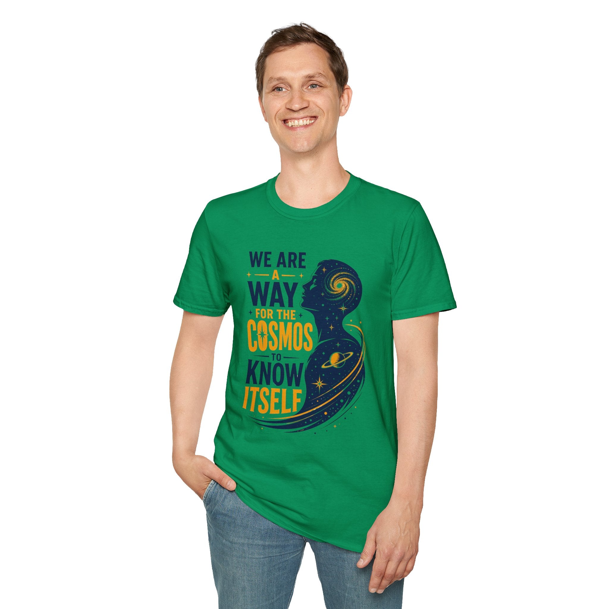 Cosmos Quote T-Shirt — "We Are A Way For The Cosmos To Know Itself"