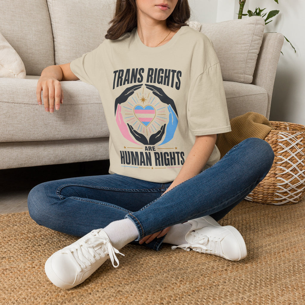 Trans Rights T-Shirt — "Trans Rights Are Human Rights" Pride Tee
