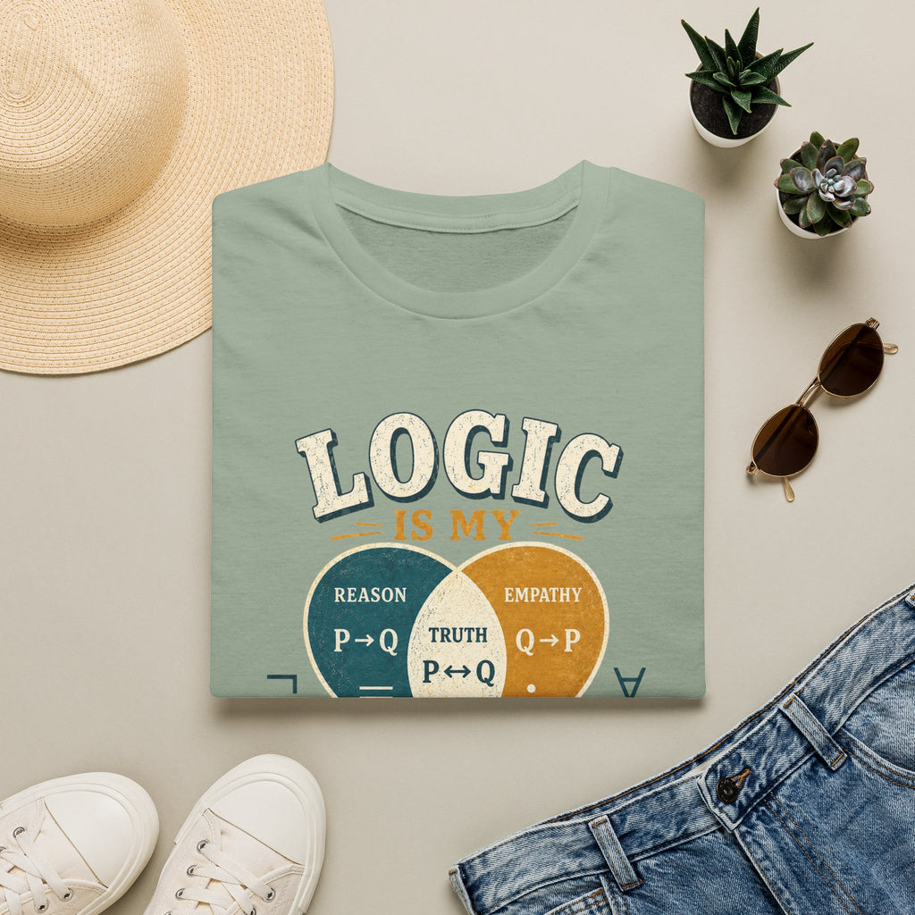 Logic Is My Love Language T-Shirt — Venn Diagram Math Humor Tee