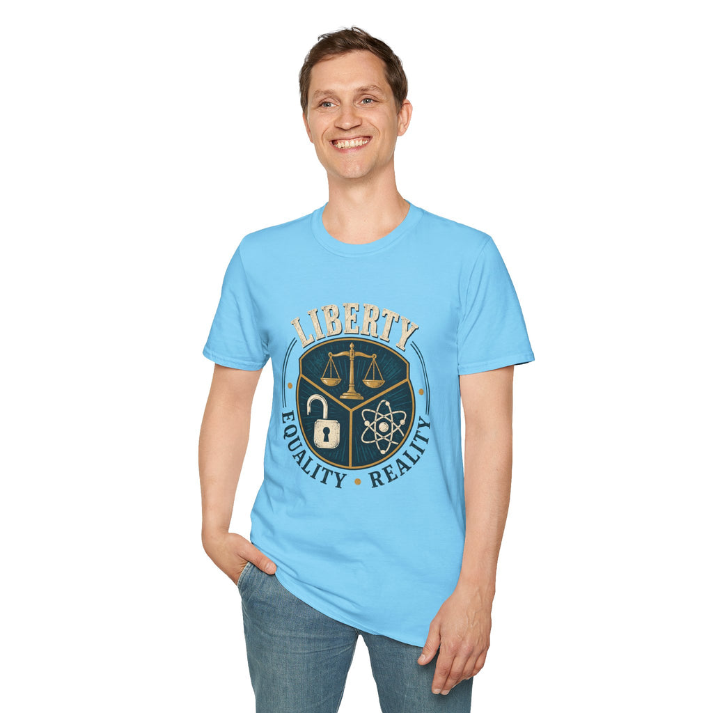 Liberty Scales T-Shirt — Equality • Reality Graphic Tee