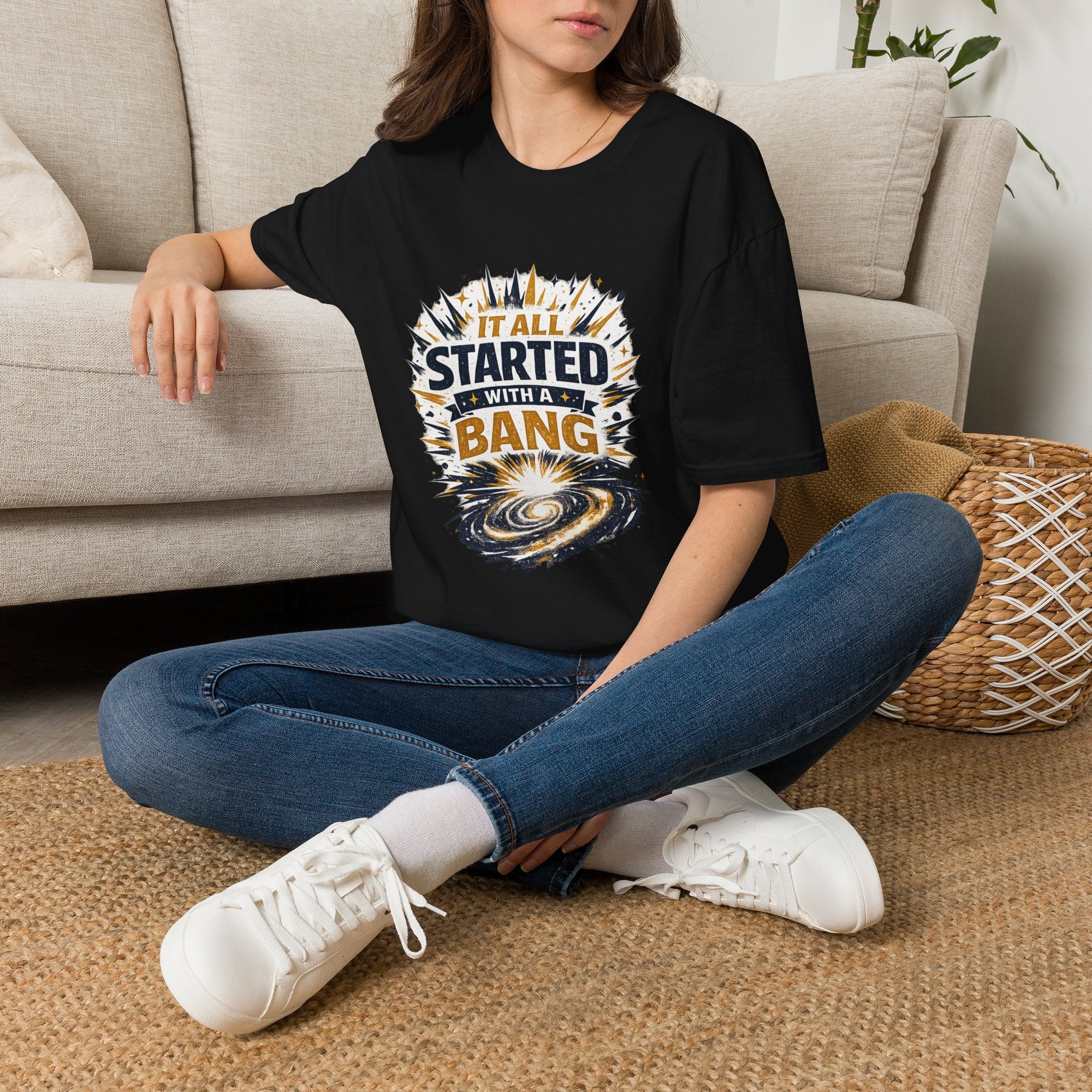 "It All Started With a Bang" Space Graphic Tee