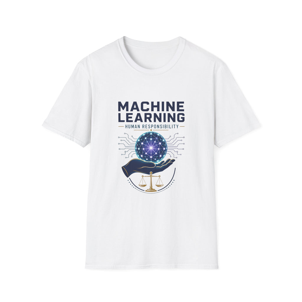 Machine Learning T-Shirt — "Human Responsibility" Tech Graphic Tee