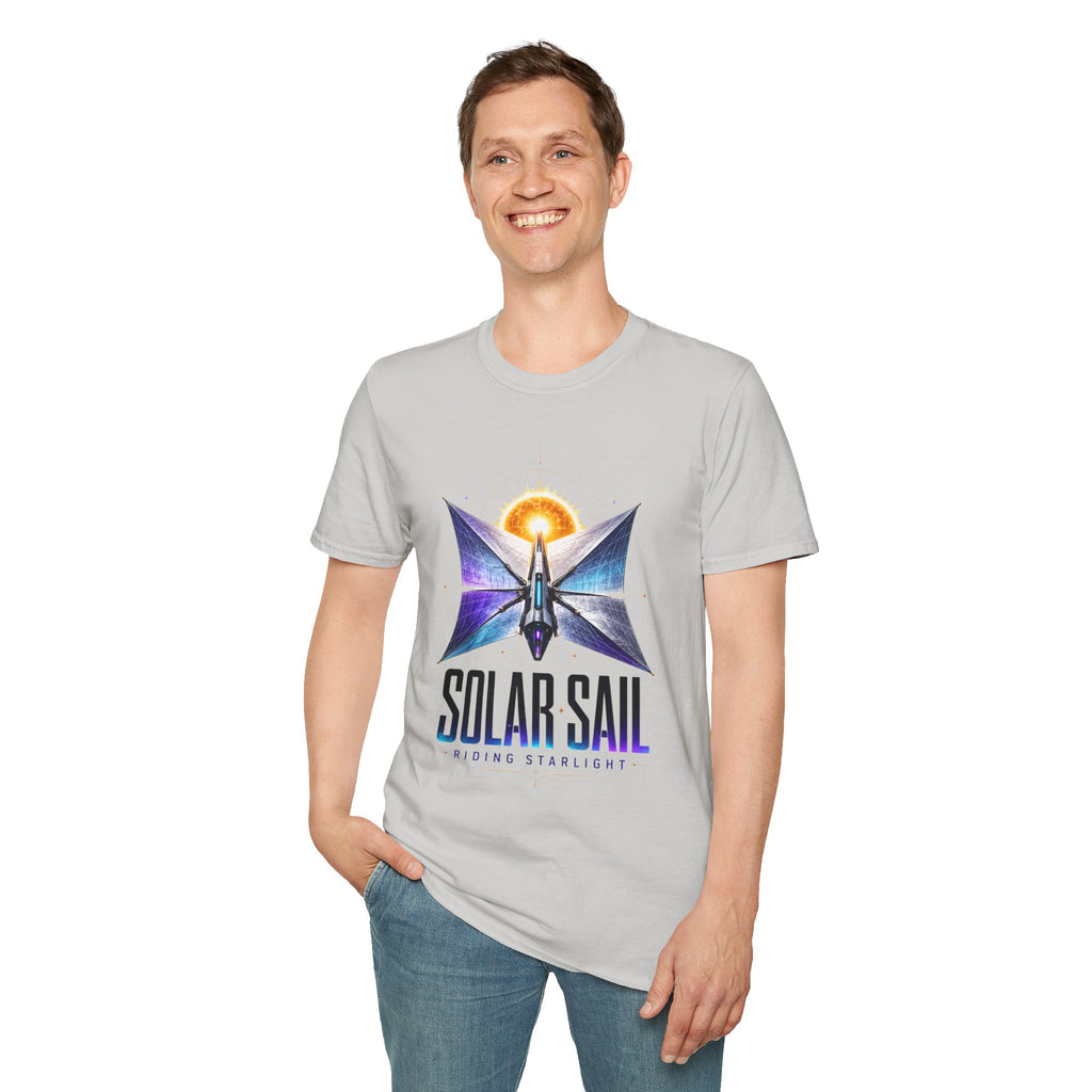 Solar Sail T‑Shirt — Spacecraft Butterfly Graphic ("Solar Sail")