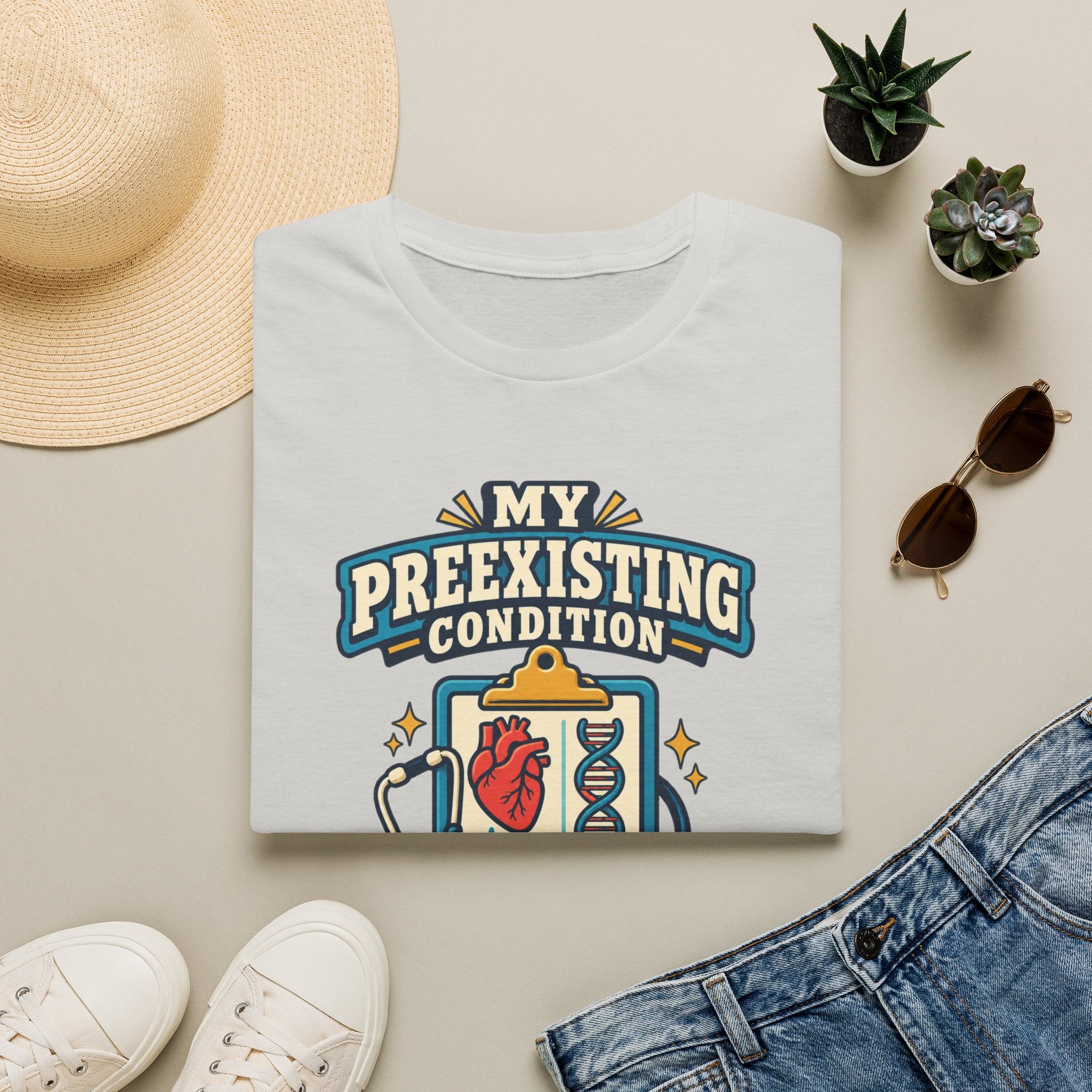My Preexisting Condition Is Being Human T‑Shirt