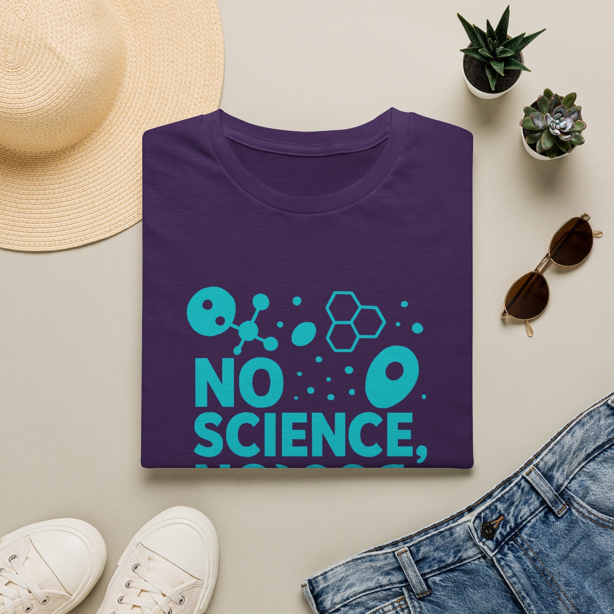 Science Lover T‑Shirt — "No Science, No Future" Graphic Tee