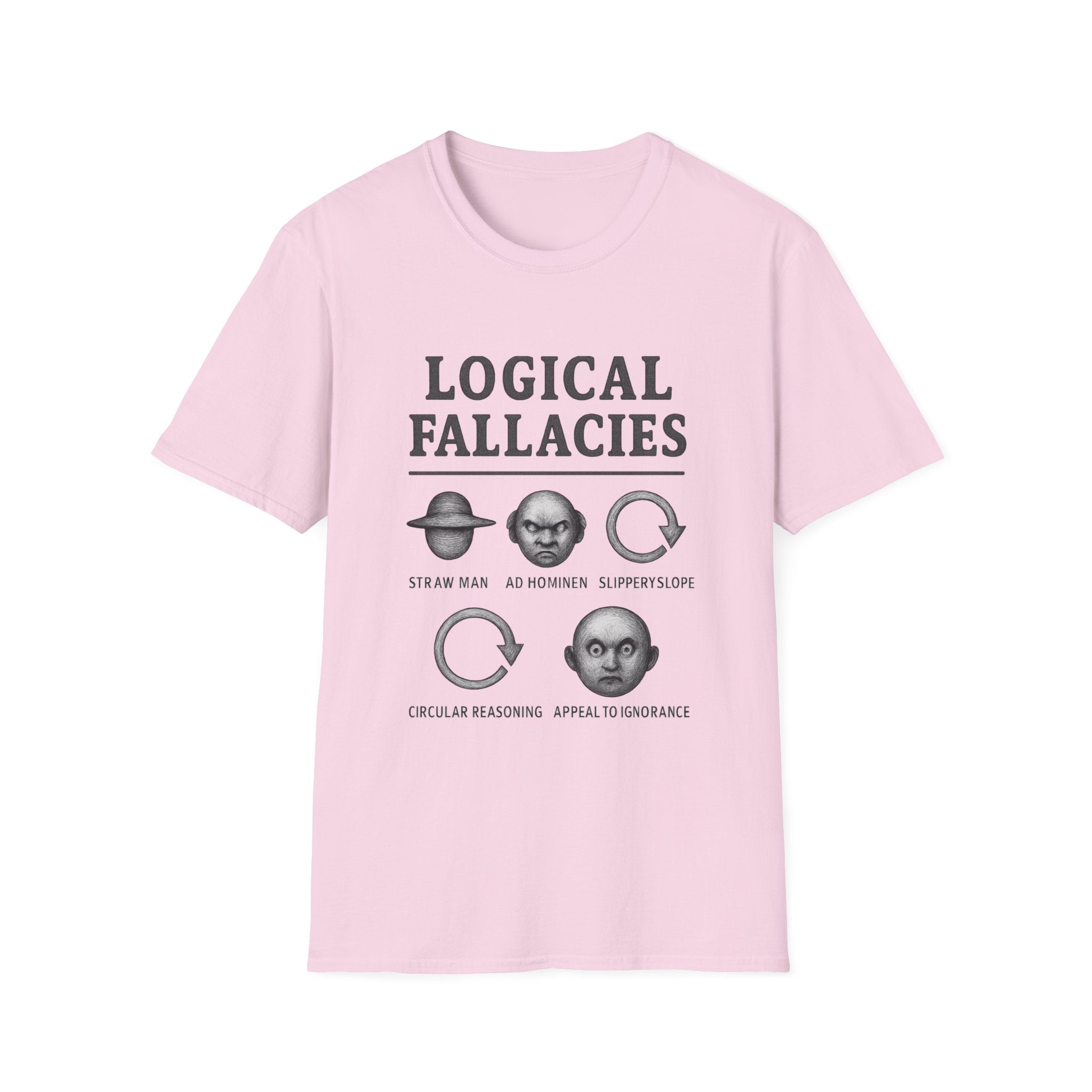 Logical Fallacies Unisex Softstyle T-Shirt